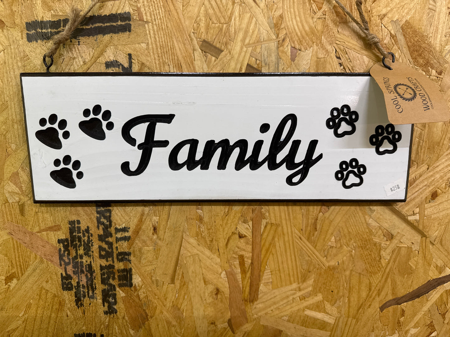 Cedar Pet Sign