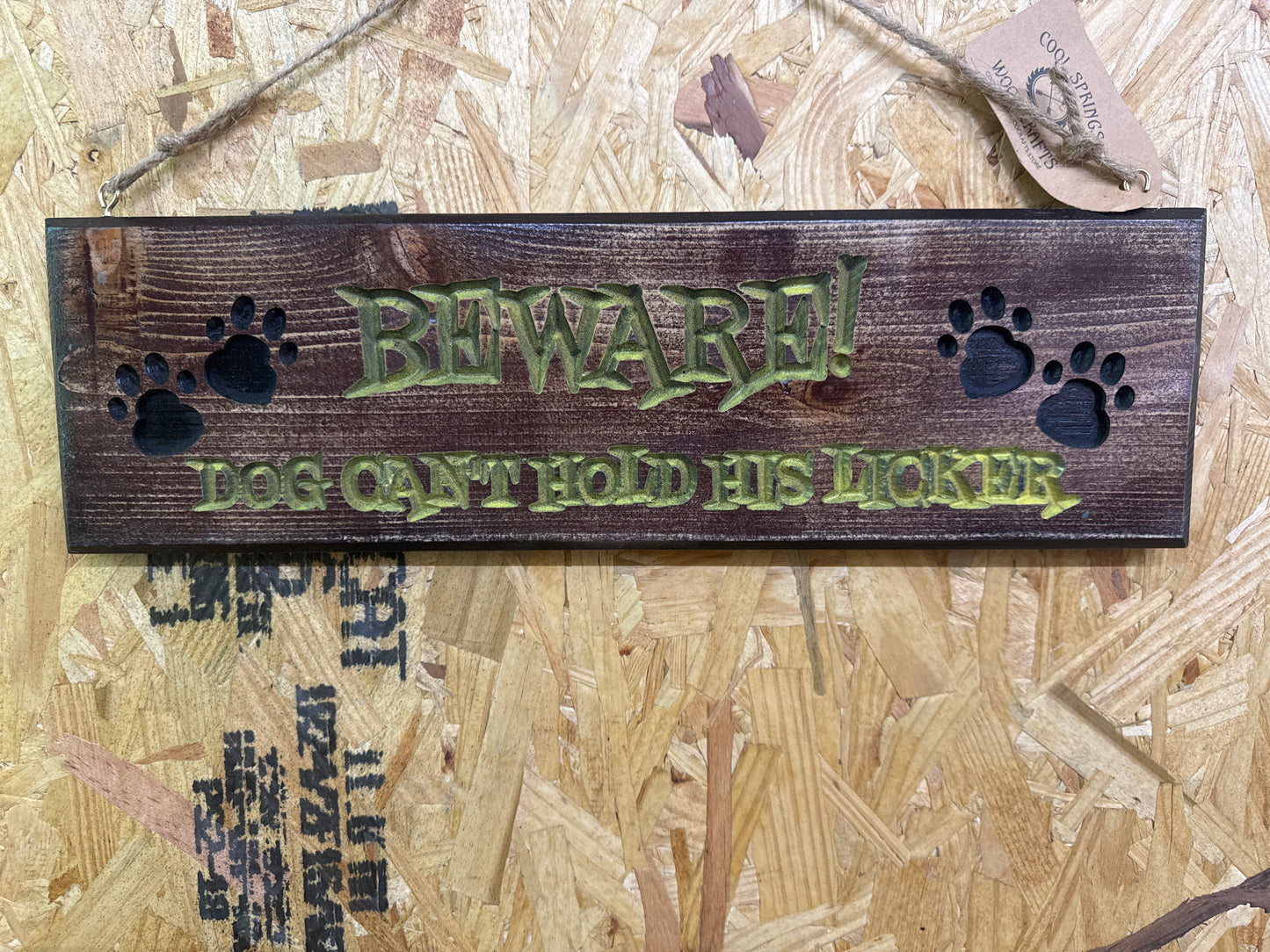 Beware Dog Sign