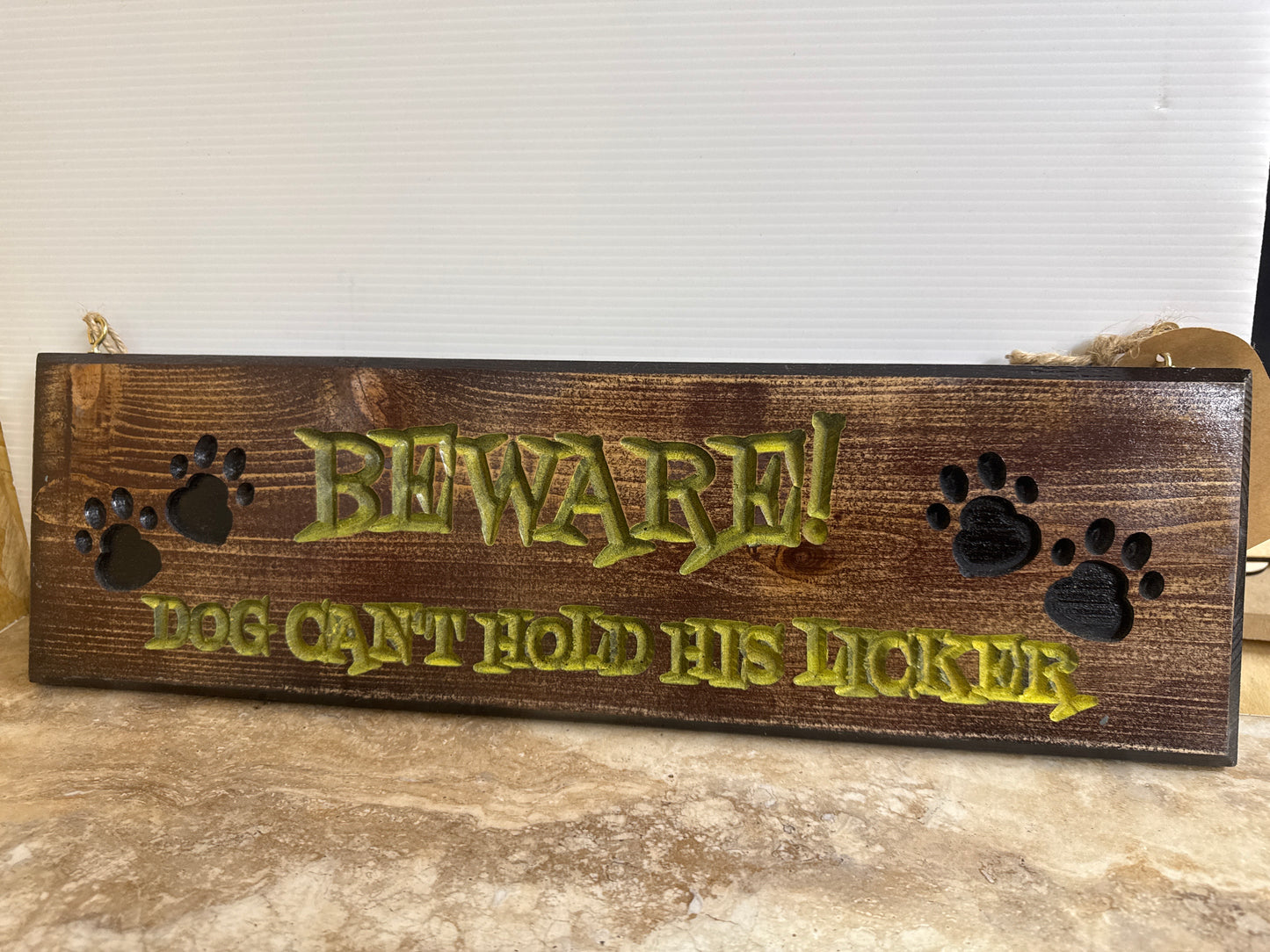 Beware Dog Sign