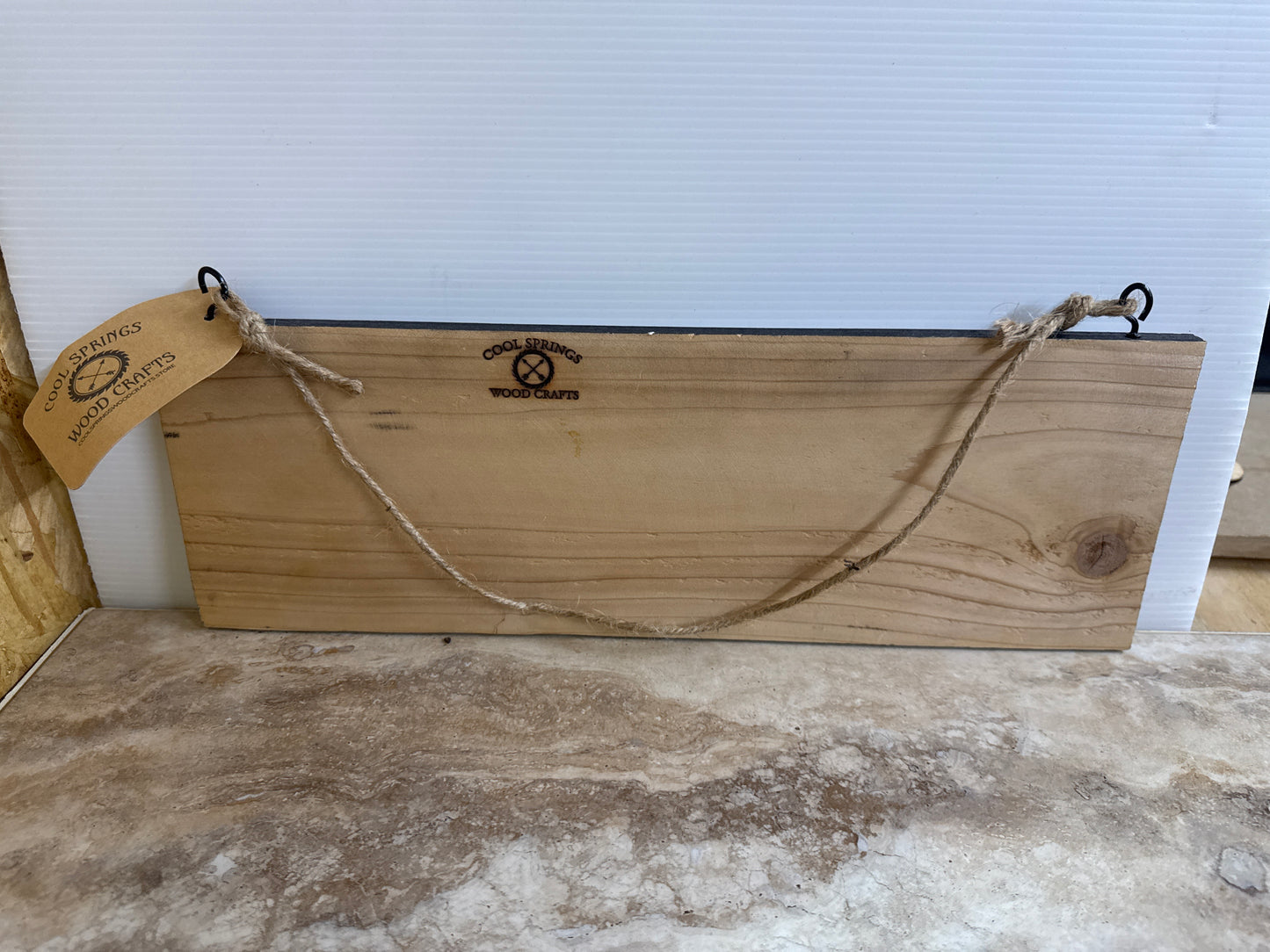 Cedar Pet Sign