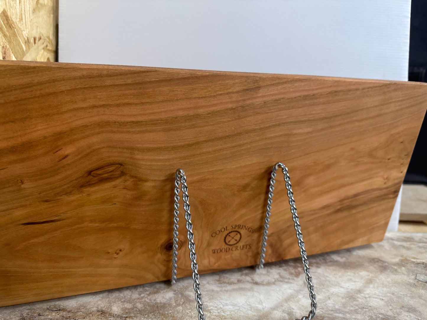 Engraved Cherry Charcuterie Board