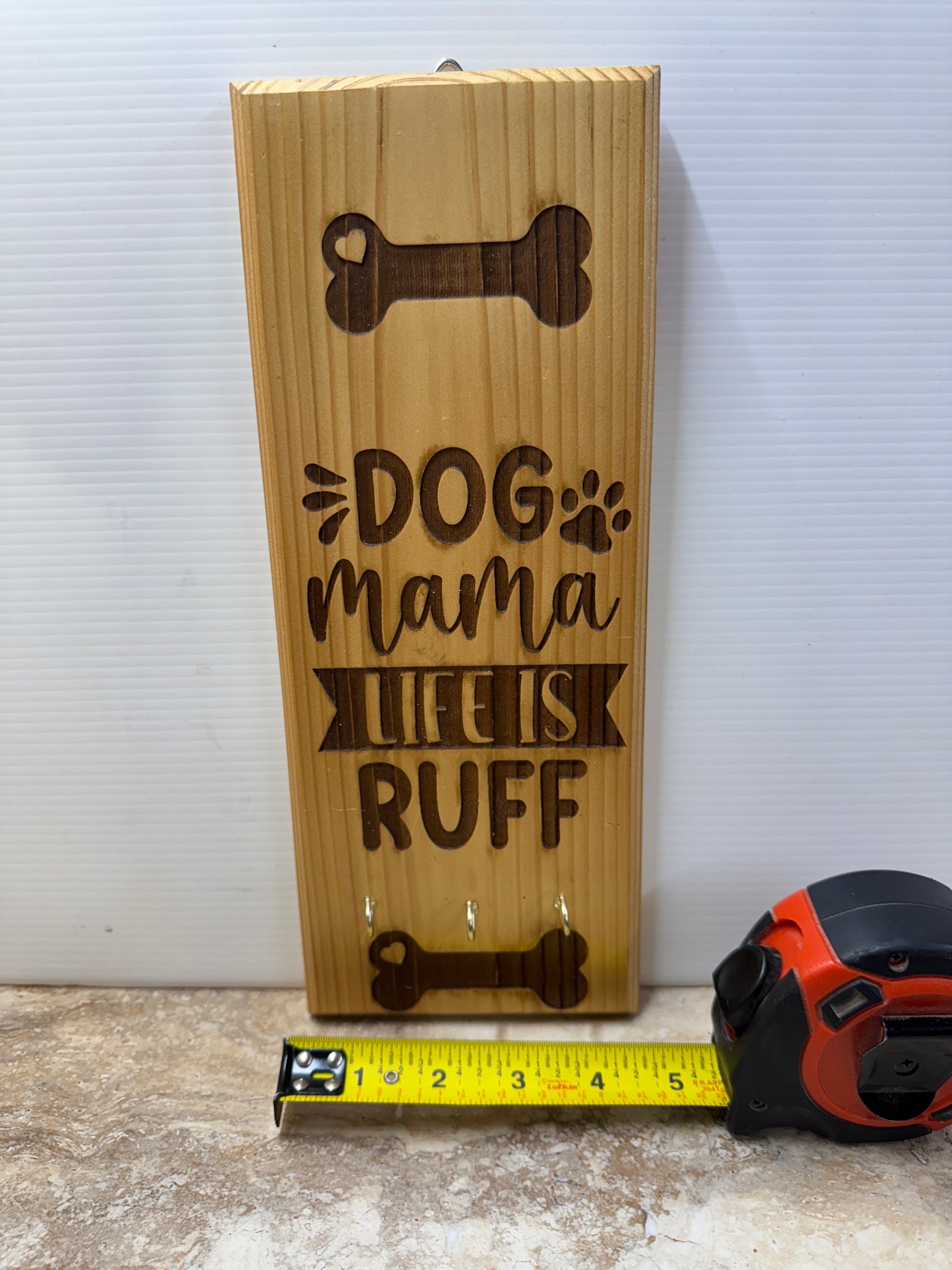 Small dog leash rack