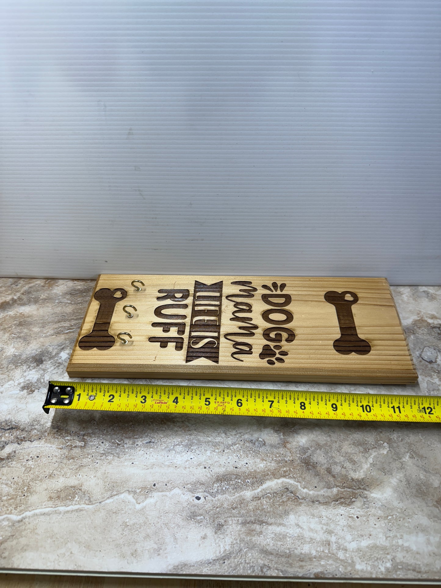 Small dog leash rack