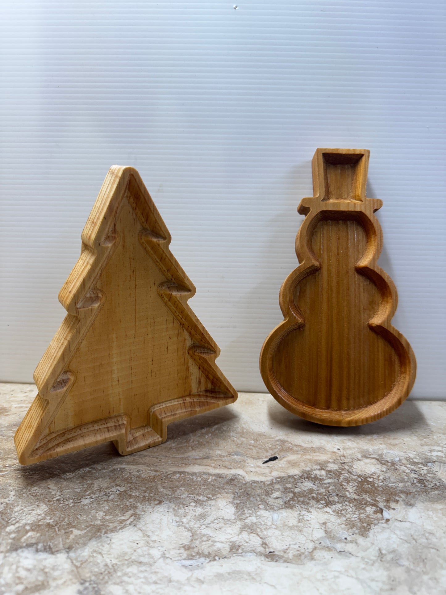 Wooden Snowman / Tree Bundle