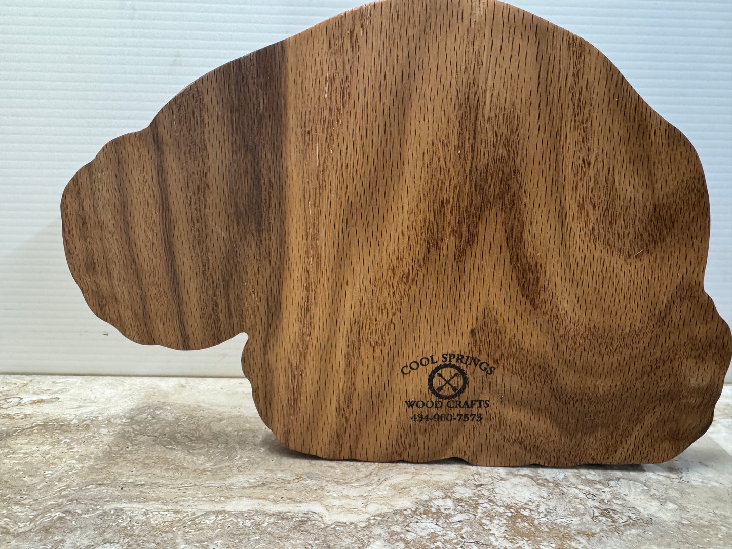 Wooden Santa Hat Tray