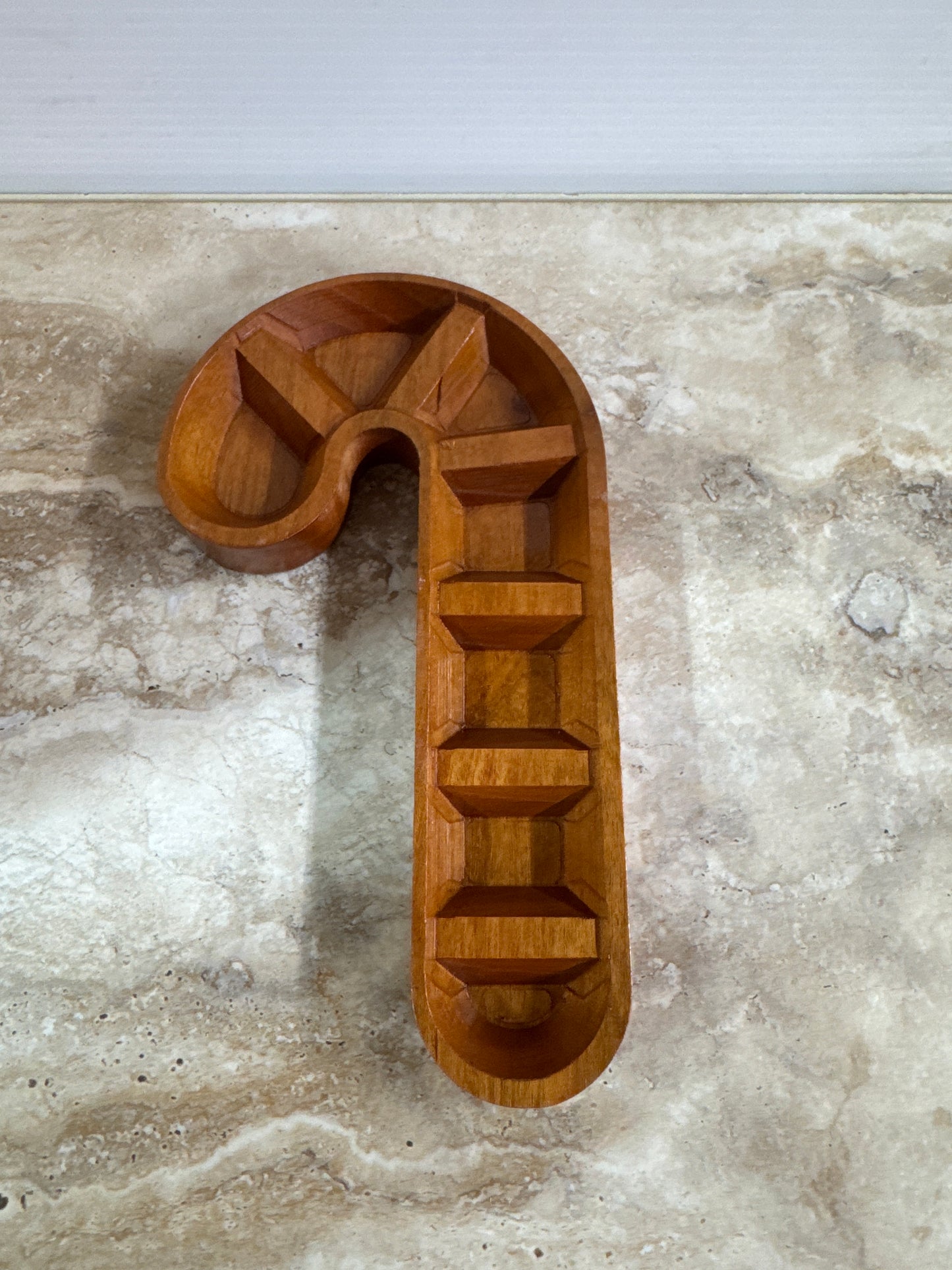 Wooden Candy Cane Tray