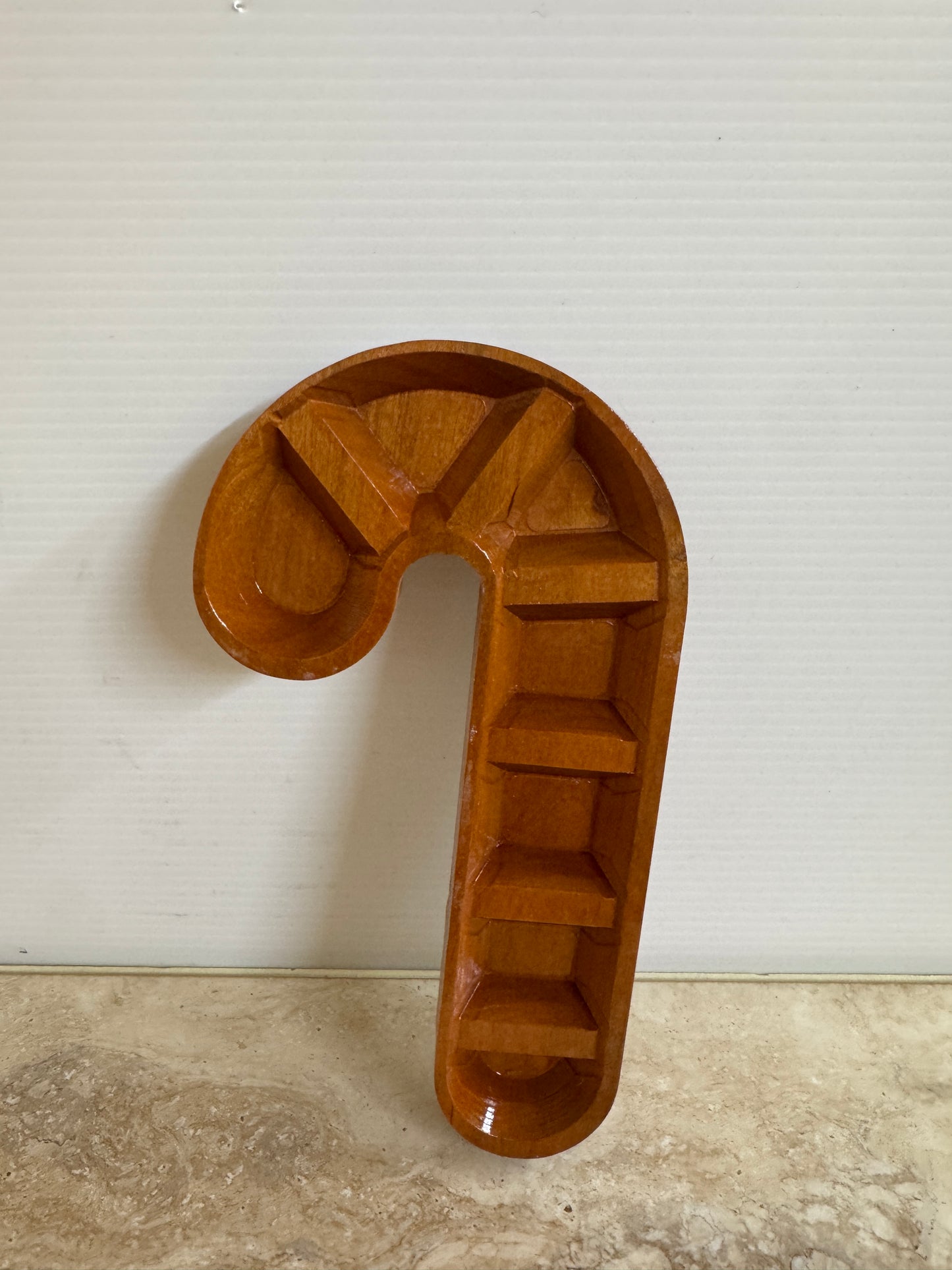 Wooden Candy Cane Tray