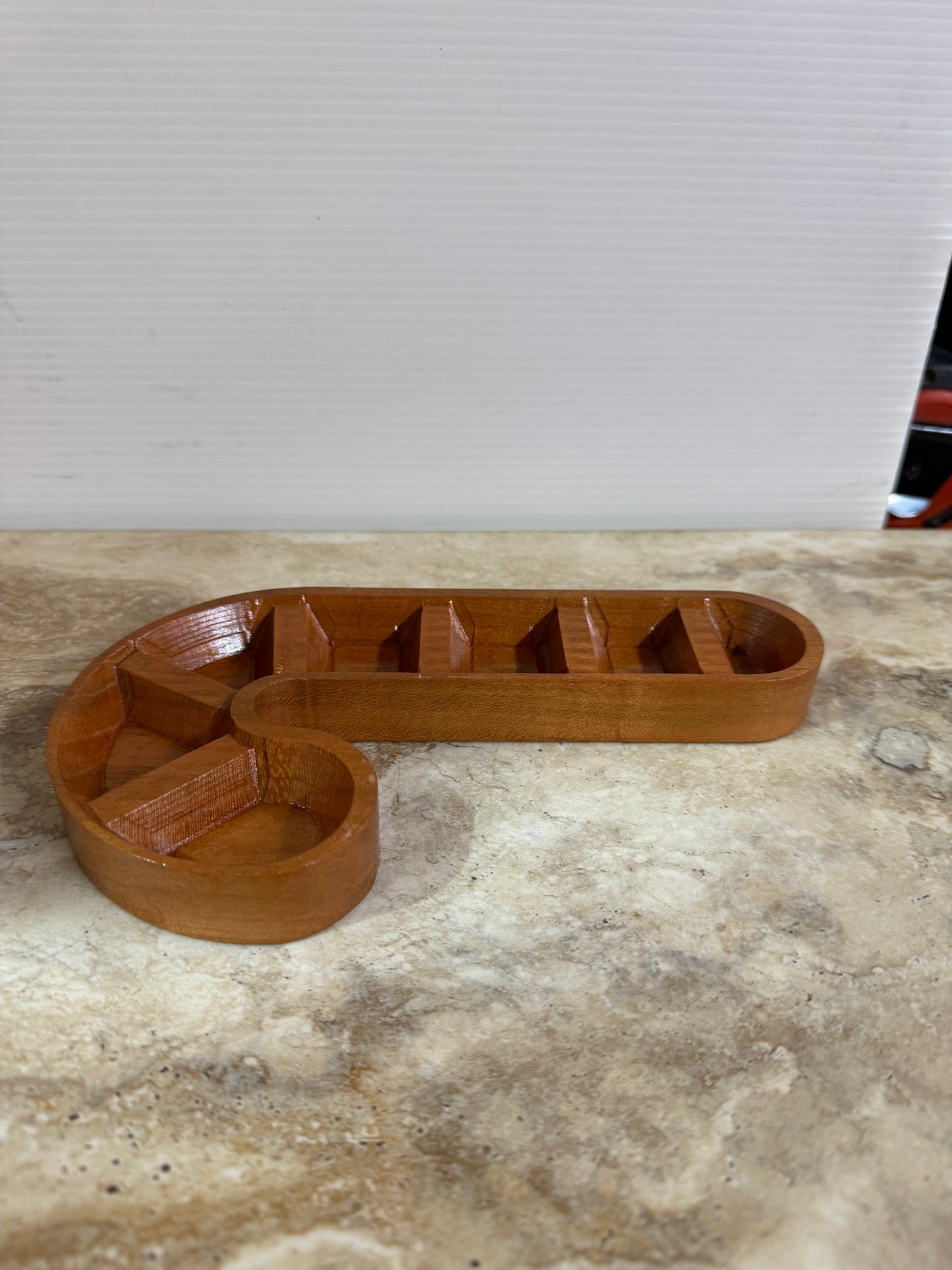 Wooden Candy Cane Tray