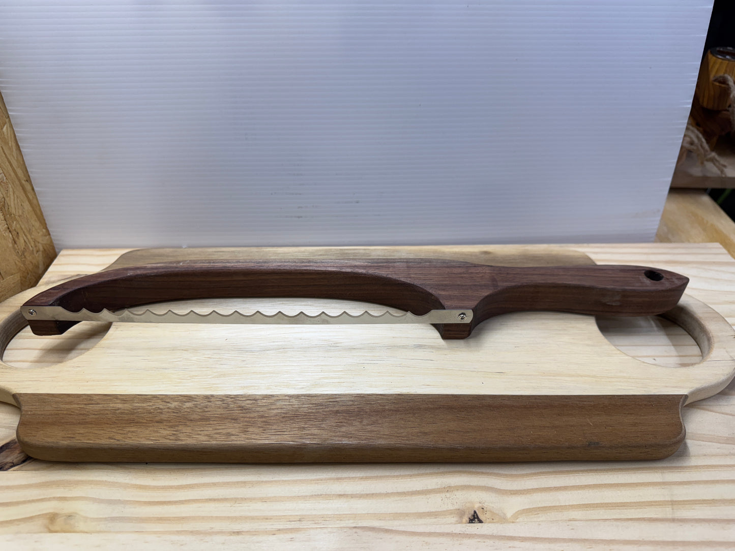 Walnut Bread Knife