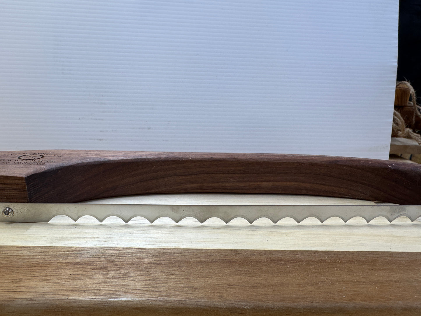 Walnut Bread Knife