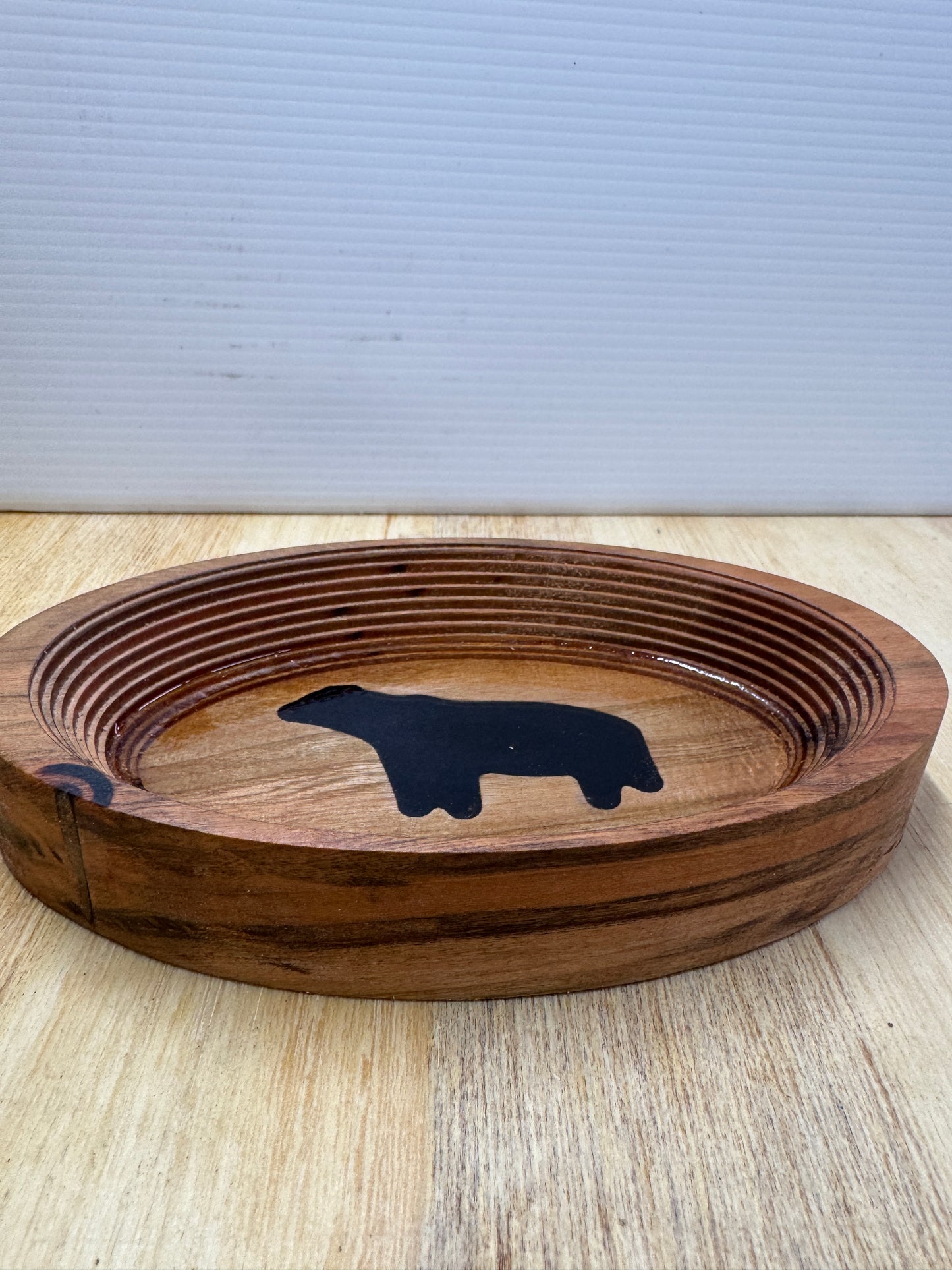 Rustic Black Angus Catch All Tray