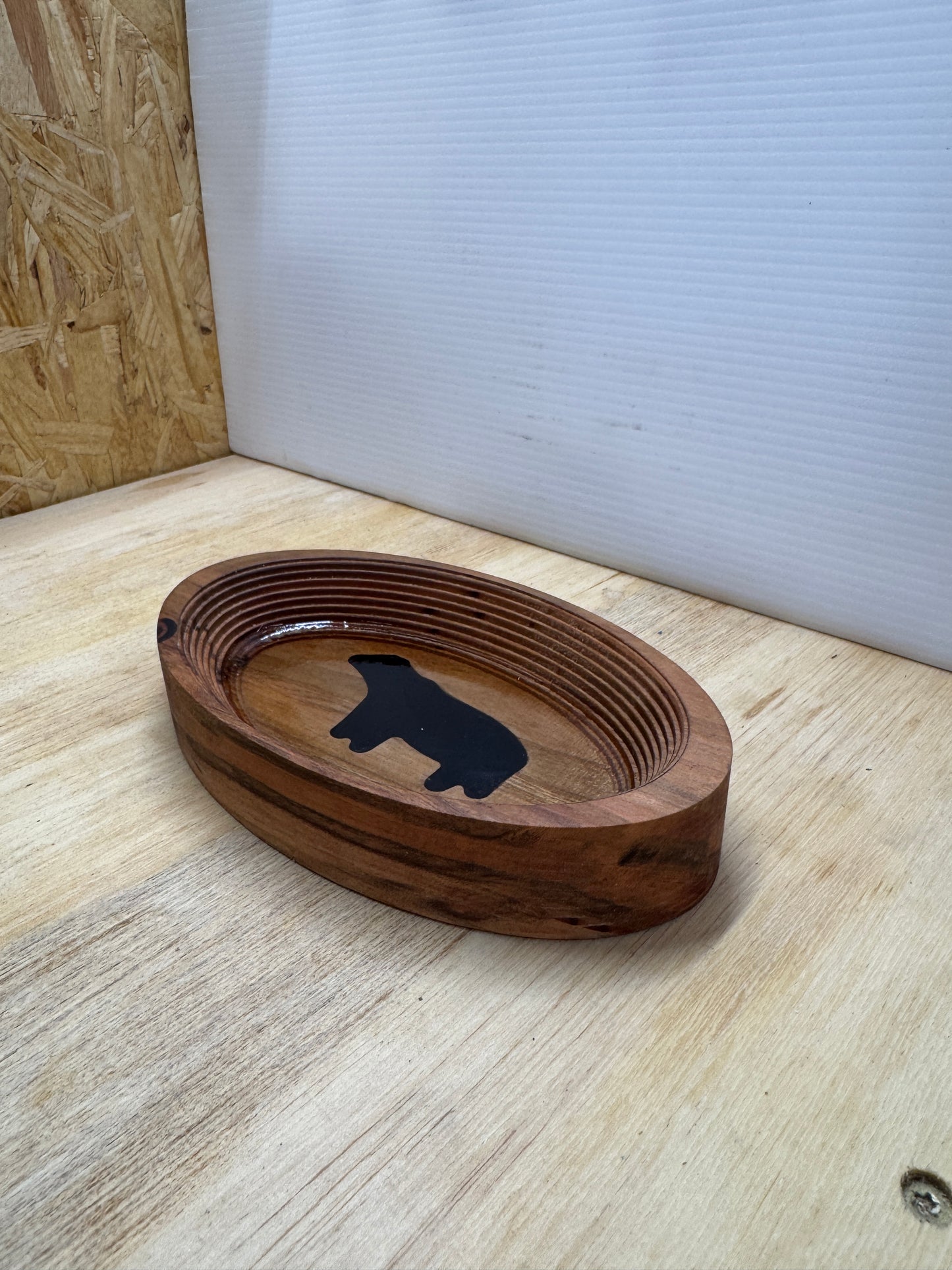 Rustic Black Angus Catch All Tray