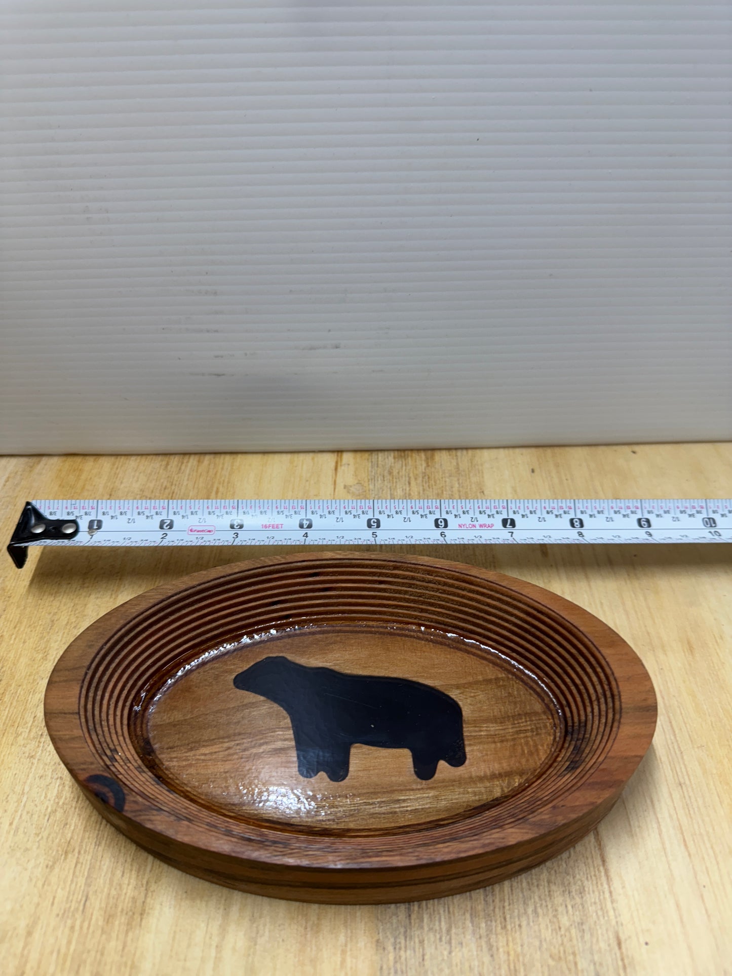 Rustic Black Angus Catch All Tray