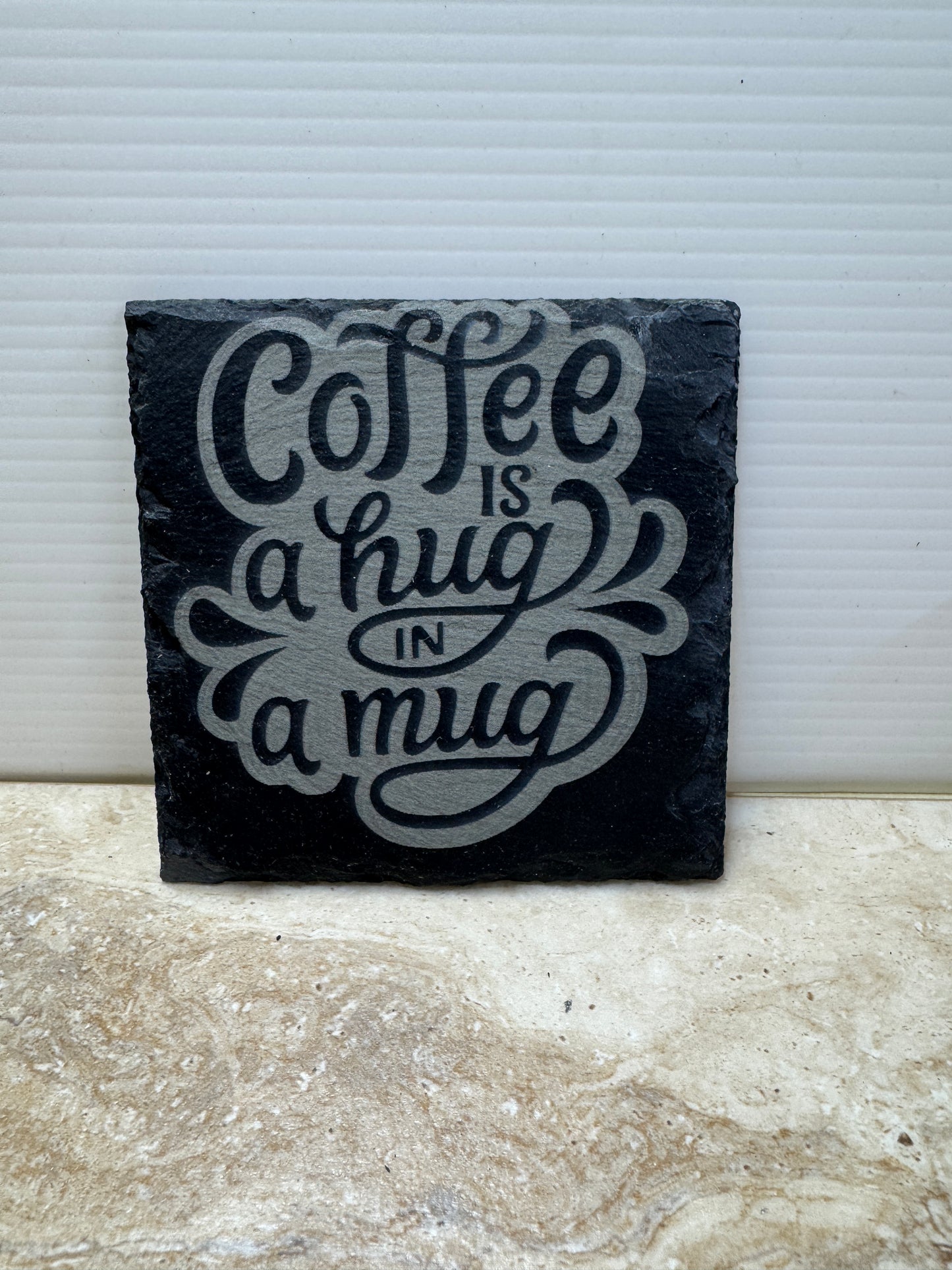Slate Coasters Set