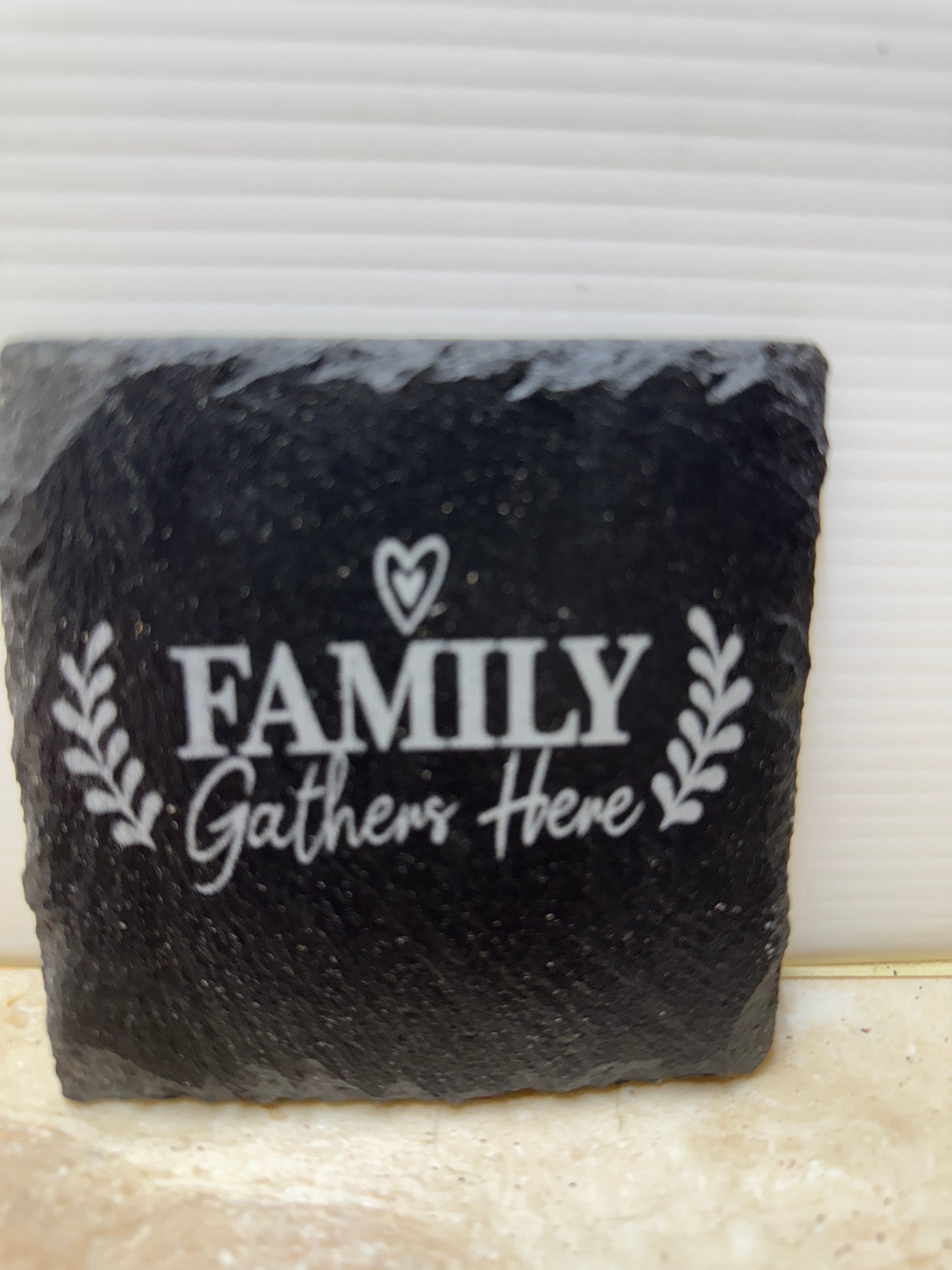 Slate Coaster Set