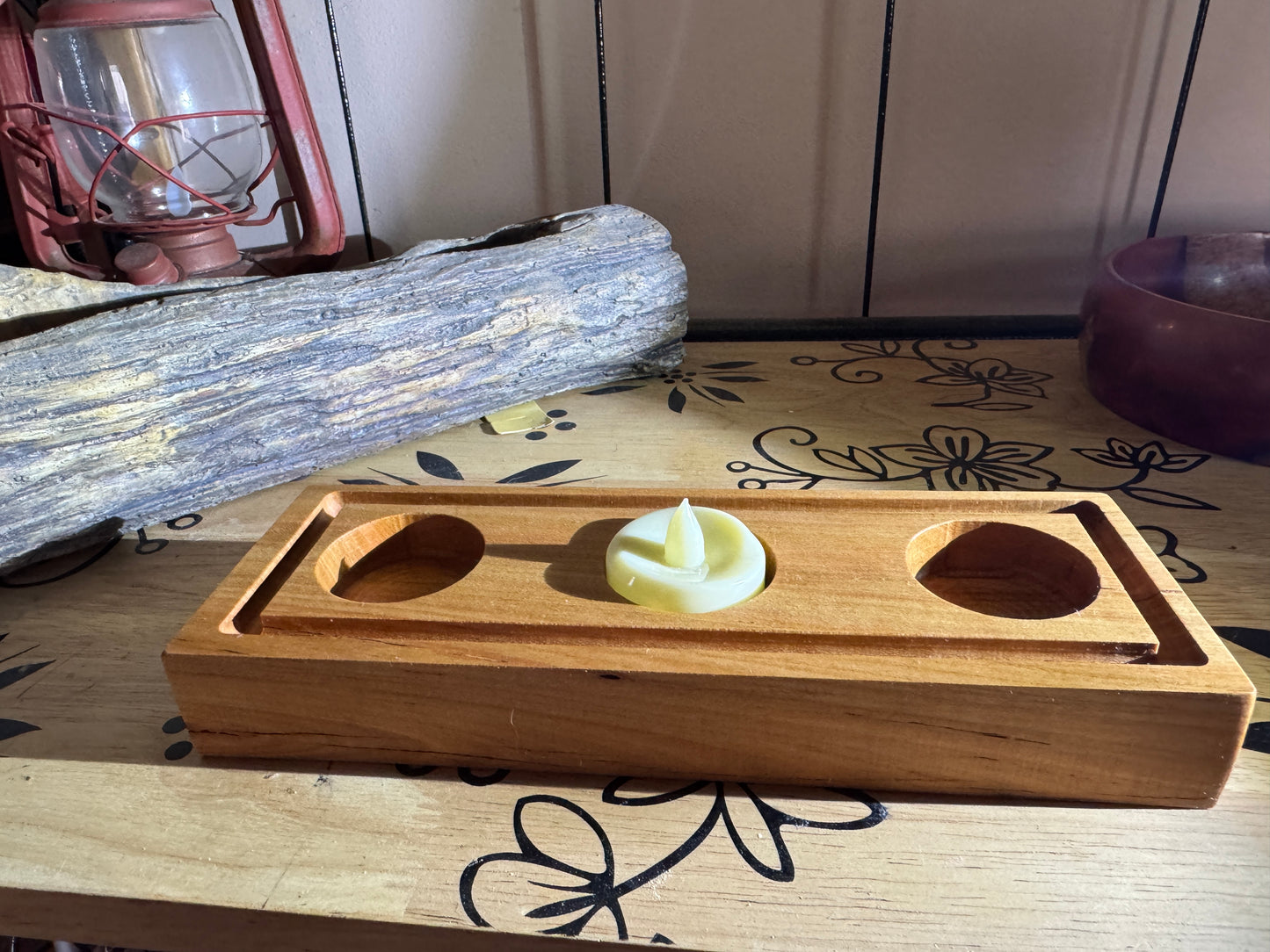 Rustic Tea Light Holder