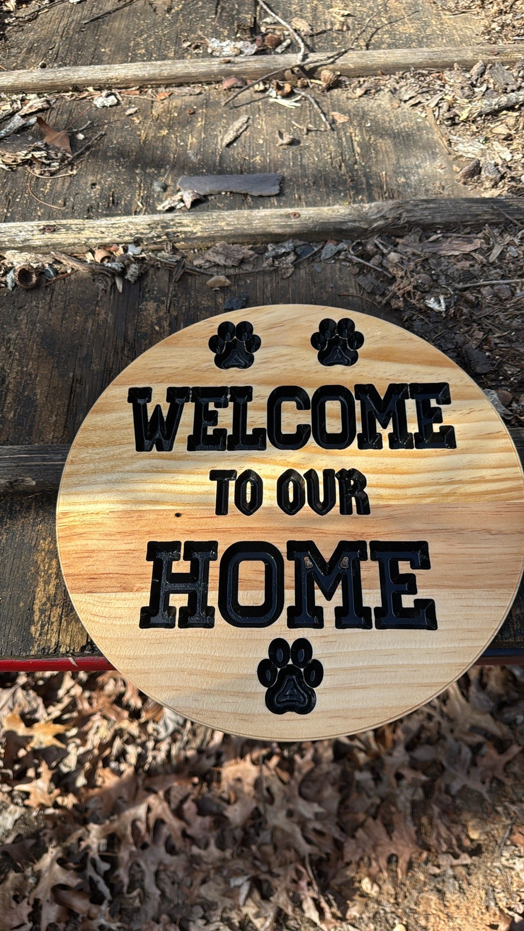 Rustic Welcome Sign