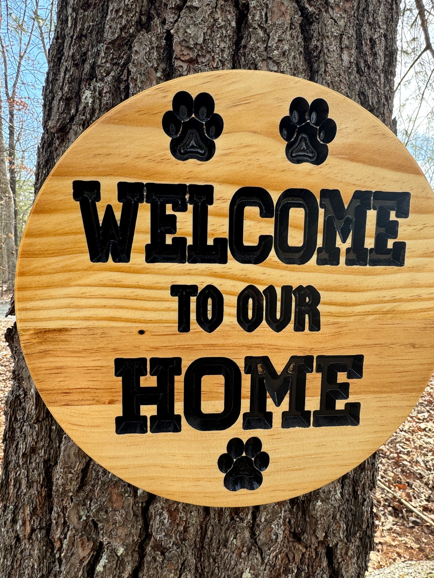 Rustic Welcome Sign