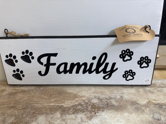 Cedar Pet Sign