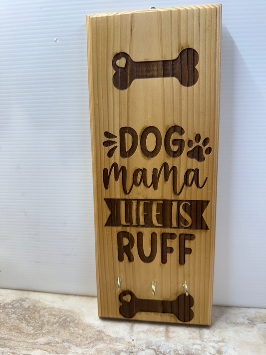 Small dog leash rack