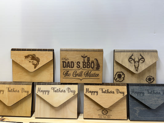 Rustic Gift Card Holders