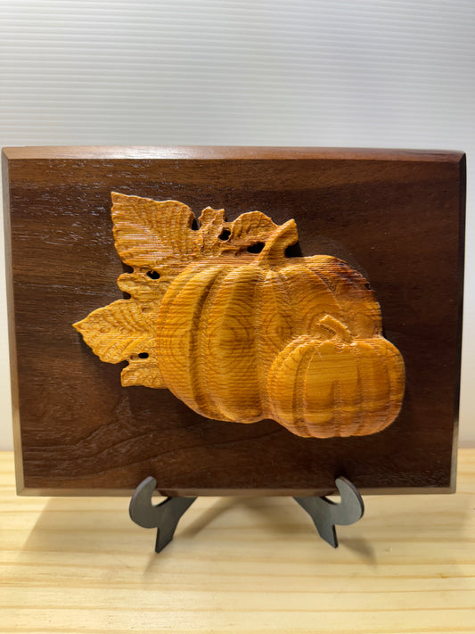 Pumpkin Plaque