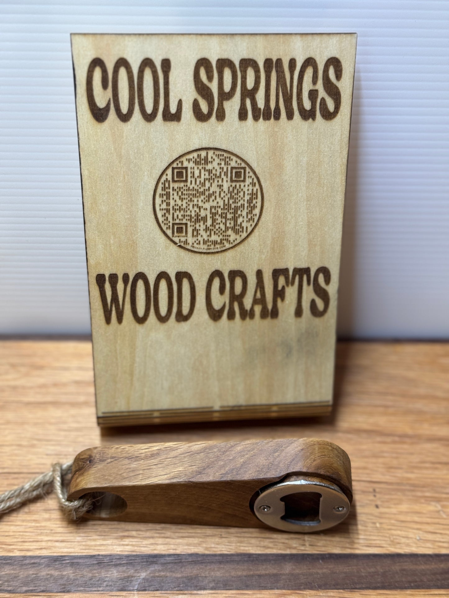 Hard Wood Bottle Opener